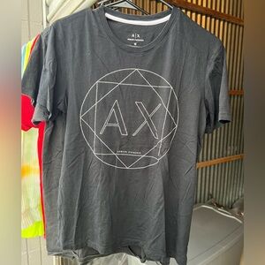 Armani Exchange Black T-Shirt for Men